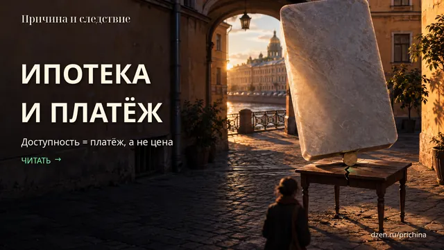 Ипотека: почему доступность жилья — это не цена квартиры, а ваш ежемесячный платёж