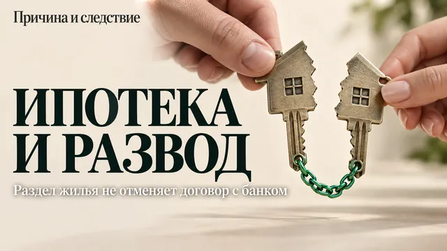 Почему раздел квартиры не закрывает ипотеку, если суд уже всё поделил?