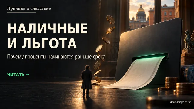 Почему проценты на снятую с кредитки сумму начинаются раньше конца льготного периода?