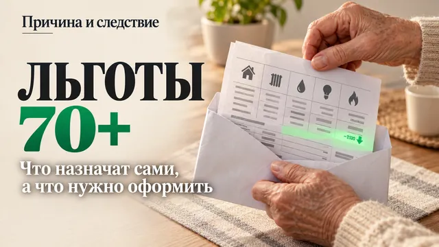 Оказалось, после 70 лет льготы не появляются автоматически