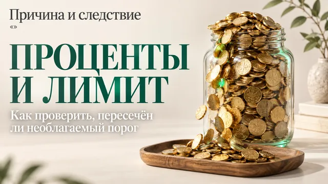 Лимит по процентам 210 тыс. ₽ — а налог берут не с вклада, а с процентов за год