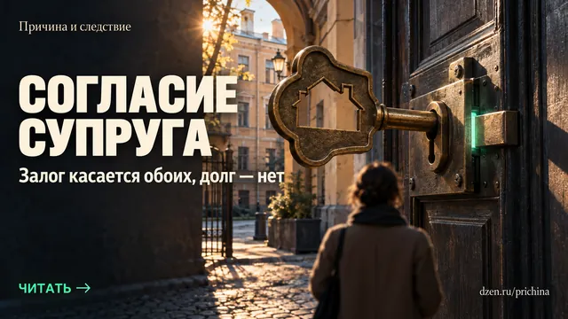 Почему банк просит согласие супруга на ипотеку, если заёмщик один