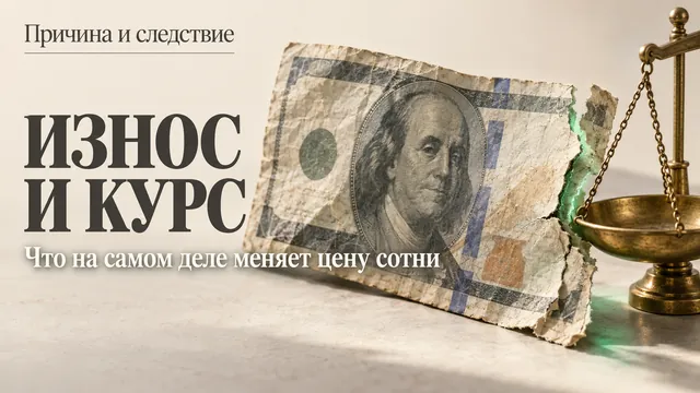 Как мятая сотня может стоить меньше новой, если номинал у них одинаковый?