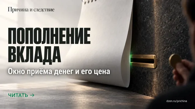 Почему пополнить вклад нельзя в любой момент, если деньги ваши?