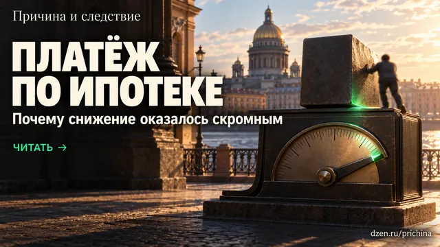 Почему после досрочного погашения платёж снижается не так, как ожидалось?
