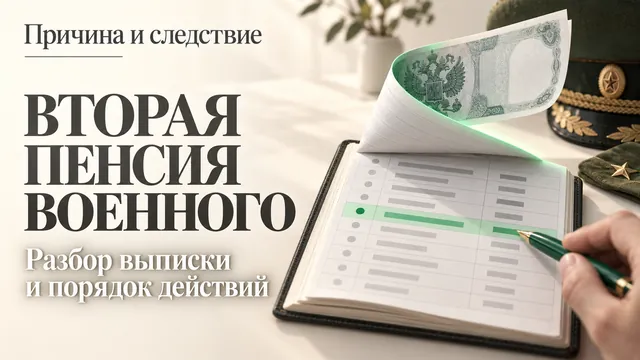 Почему вторая пенсия не растёт, если гражданский стаж уже 15 лет?