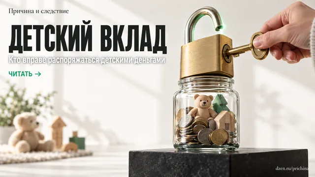 Почему желания родителя мало для снятия денег с вклада ребёнка и кто вправе ими распоряжаться?