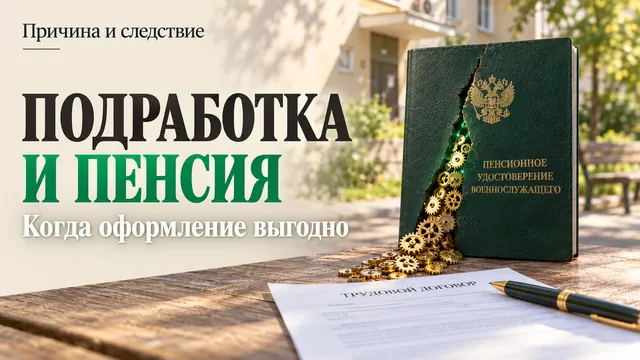 Почему подработка военному пенсионеру выгодна только при официальном оформлении?