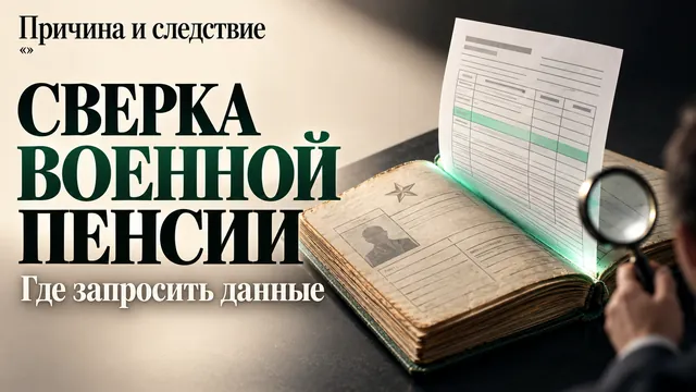 Оказалось, что военную пенсию администрирует не Социальный фонд, а ваше ведомство