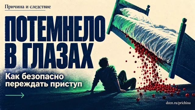 Почему при вставании темнеет в глазах и что делать в этот момент
