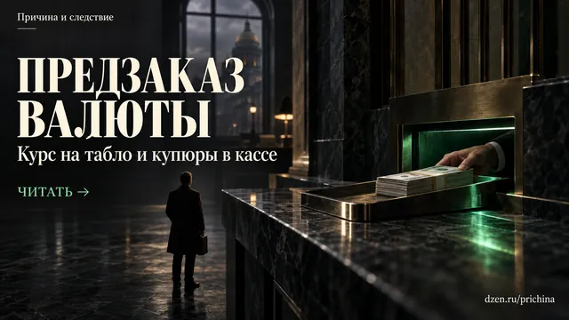 Почему обменник просит заказать валюту заранее, если курс уже на табло